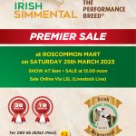 Premier Sale Catalogue plus Photos & Videos available for Sat 25th March 2023 (updated daily)