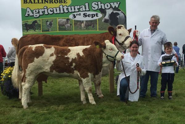 Ballinrobe 2017 Connacht Cow Champion 'Seepa Aster'