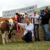 Longford 2017 Champion 'Fearna Faith' with her 1st Calf 'Tisaran Her Majesty'