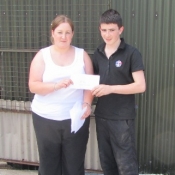 YISA Guess The Weight Winner Mark Towey