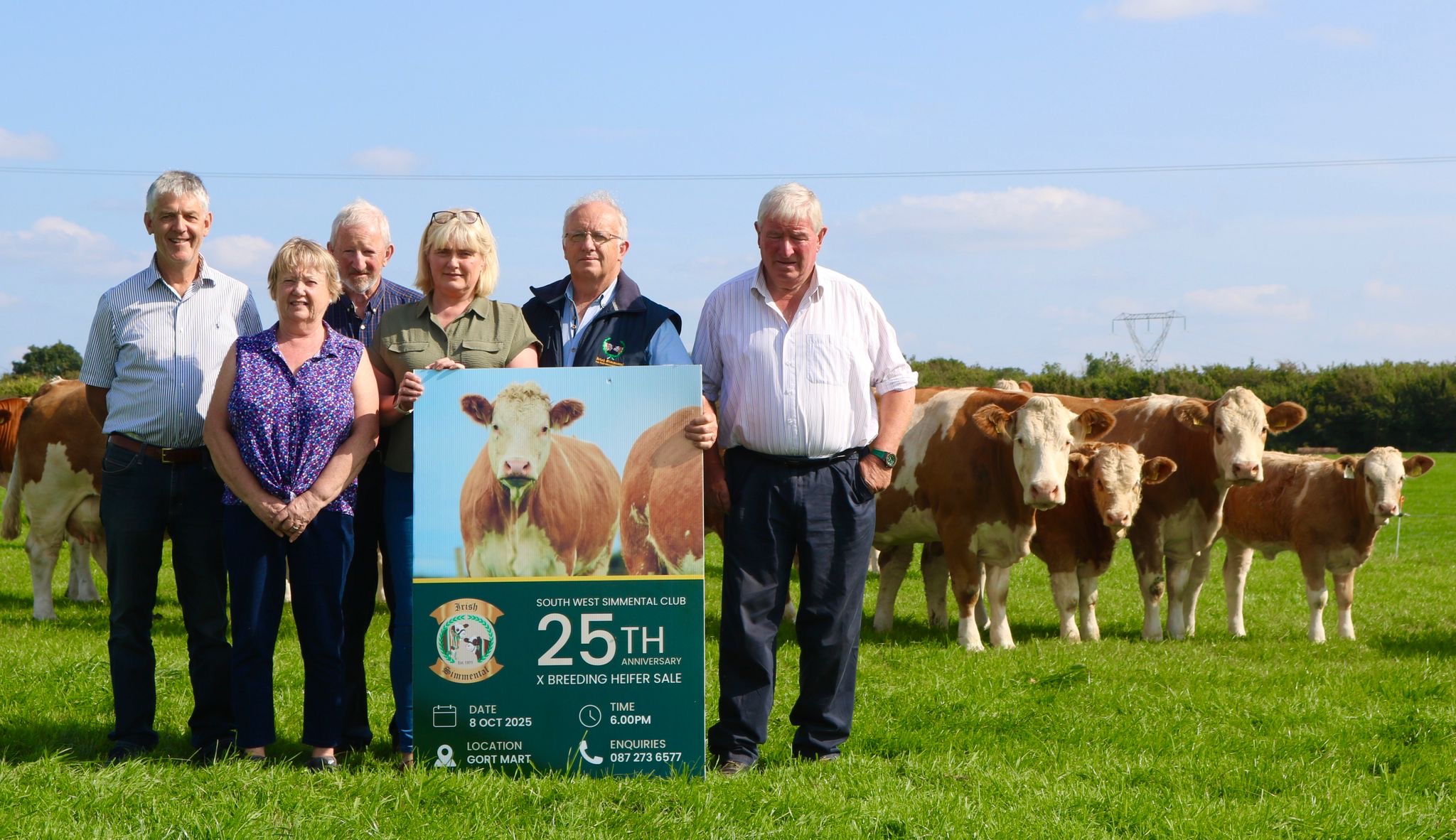 South West Simmental Club 25th Anniversary Simmental X Heifer Sale