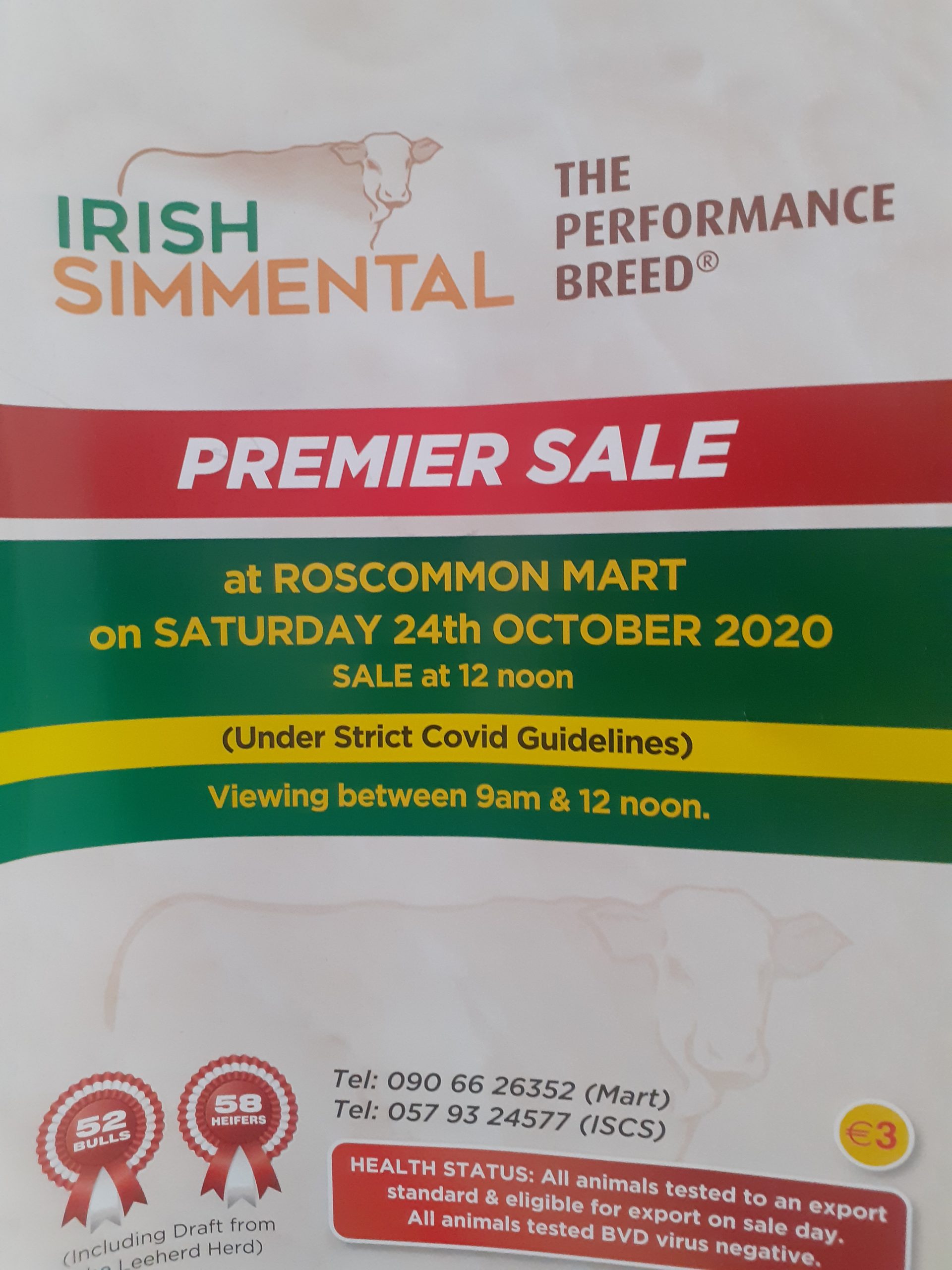 Read more about the article Roscommon Premier Sale Update
