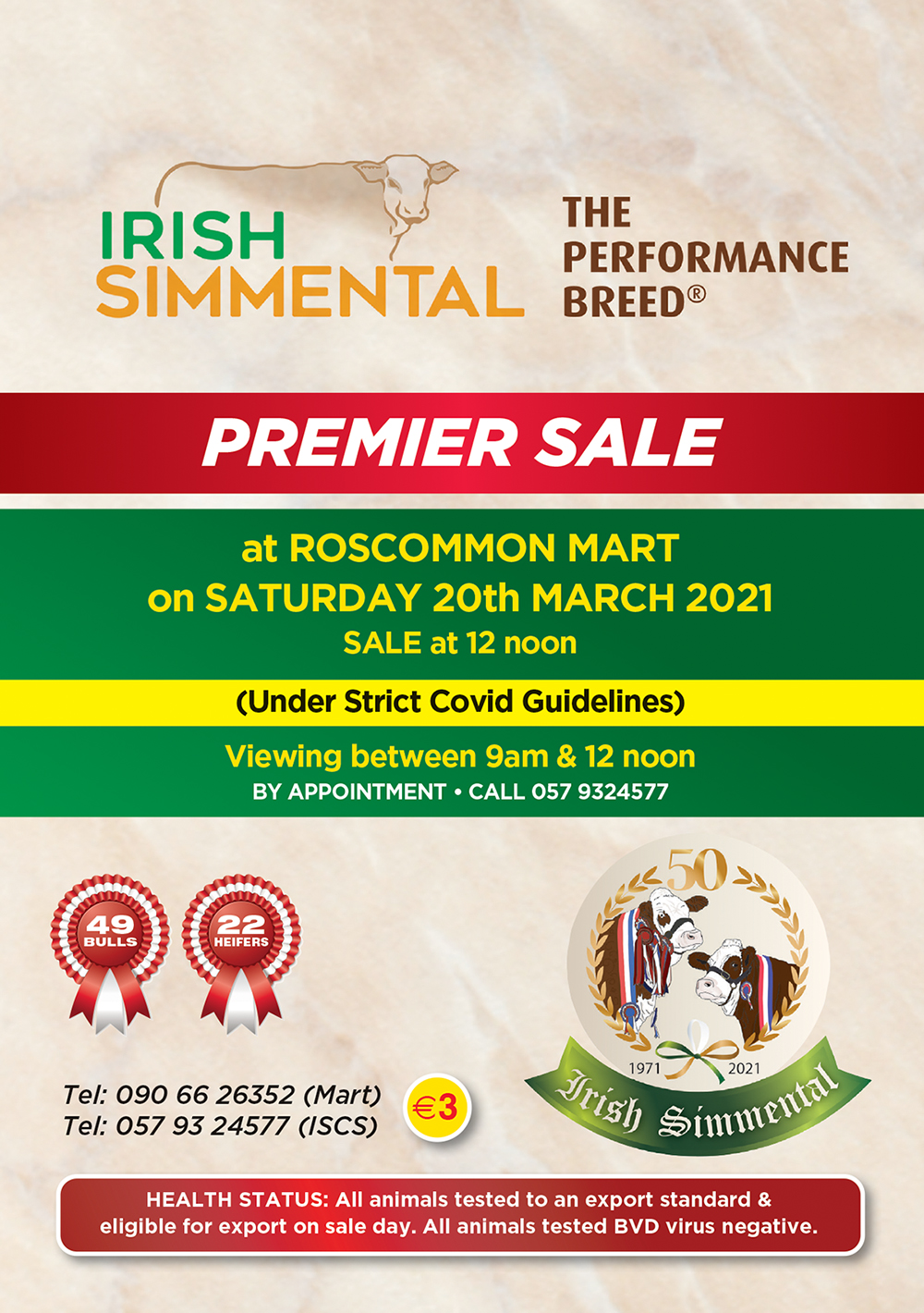 Read more about the article Roscommon Premier Sale 20th March 2021 Photos & Videos Available